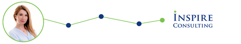 Olga Kiełczykowska z logiem Inspire Consulting Sp. z o.o.